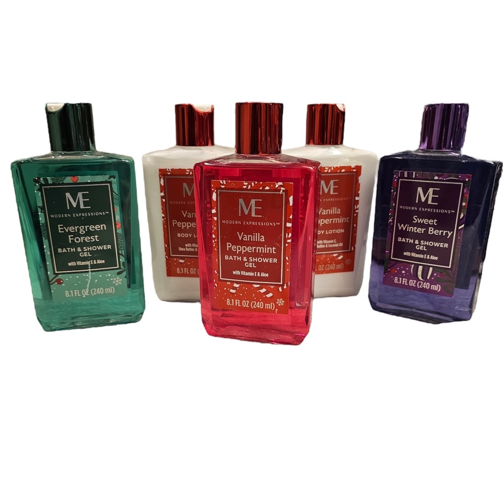 Set of 5 Body Lotions & Shower Gel